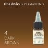 Пигмент для татуажа бровей «Tina Davies ‘I Love INK’ 4 Dark Brown»