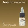 Пигмент для татуажа бровей «Tina Davies ‘I Love INK’ 0 Ash Brown»