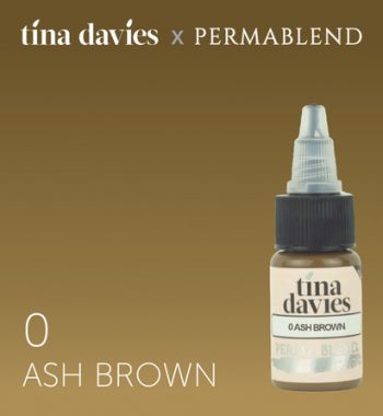 Пигмент для татуажа бровей "Tina Davies 'I Love INK' 0 Ash Brown"
