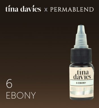 Пигмент для татуажа бровей "Tina Davies 'I Love INK' 6 Ebony"