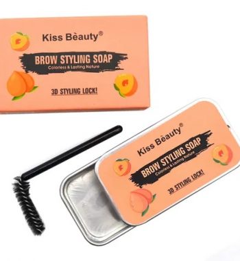 KISS BEAUTY Фиксирующее мыло для бровей с экстрактом персика
