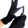 Нитриловые перчатки NitriMAX, черные, размер М (100 шт)